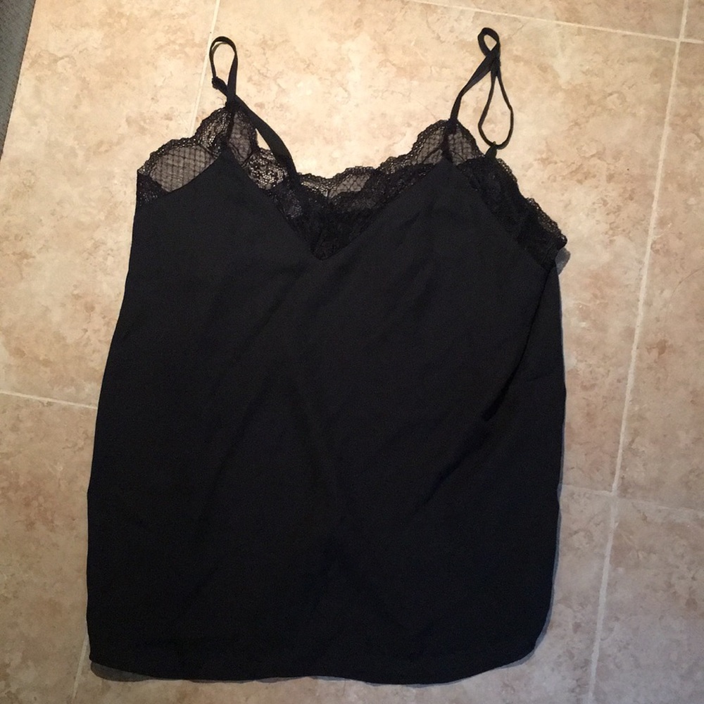 Black sexy elegant cami top